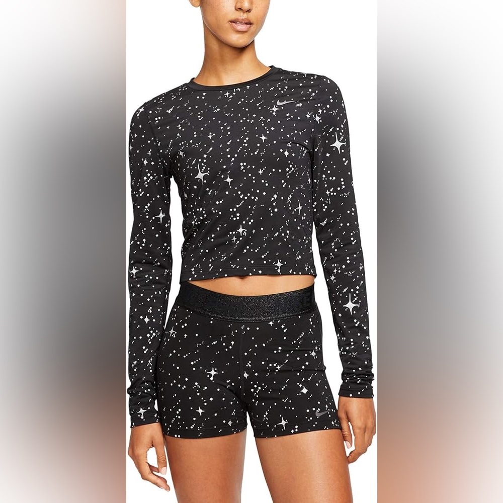 Nike Starry Night Fitness Training Crop Top